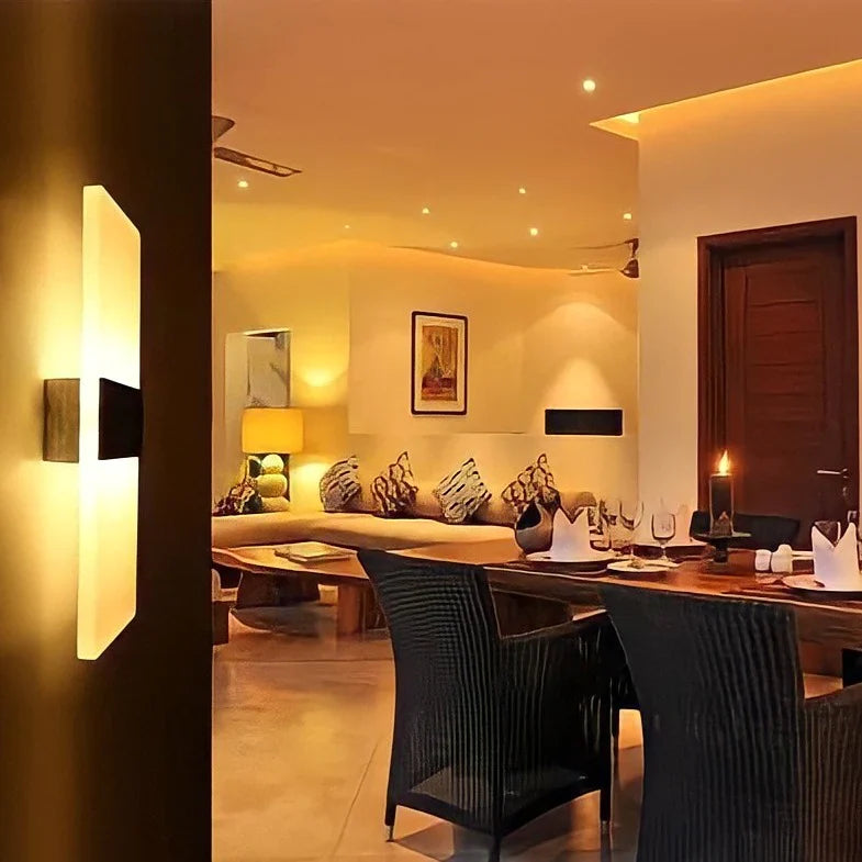 Glass Sconce Light