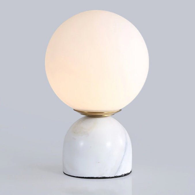 Marble Orb Table Lamp