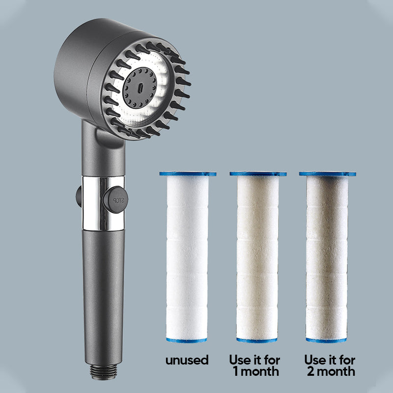 Press & Flow Handheld Shower Head