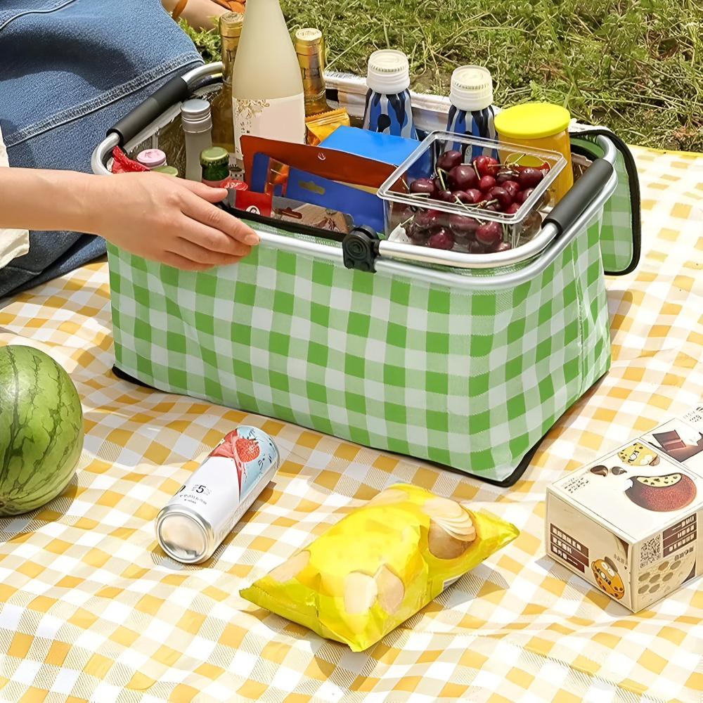 Foldable Picnic Carry Basket