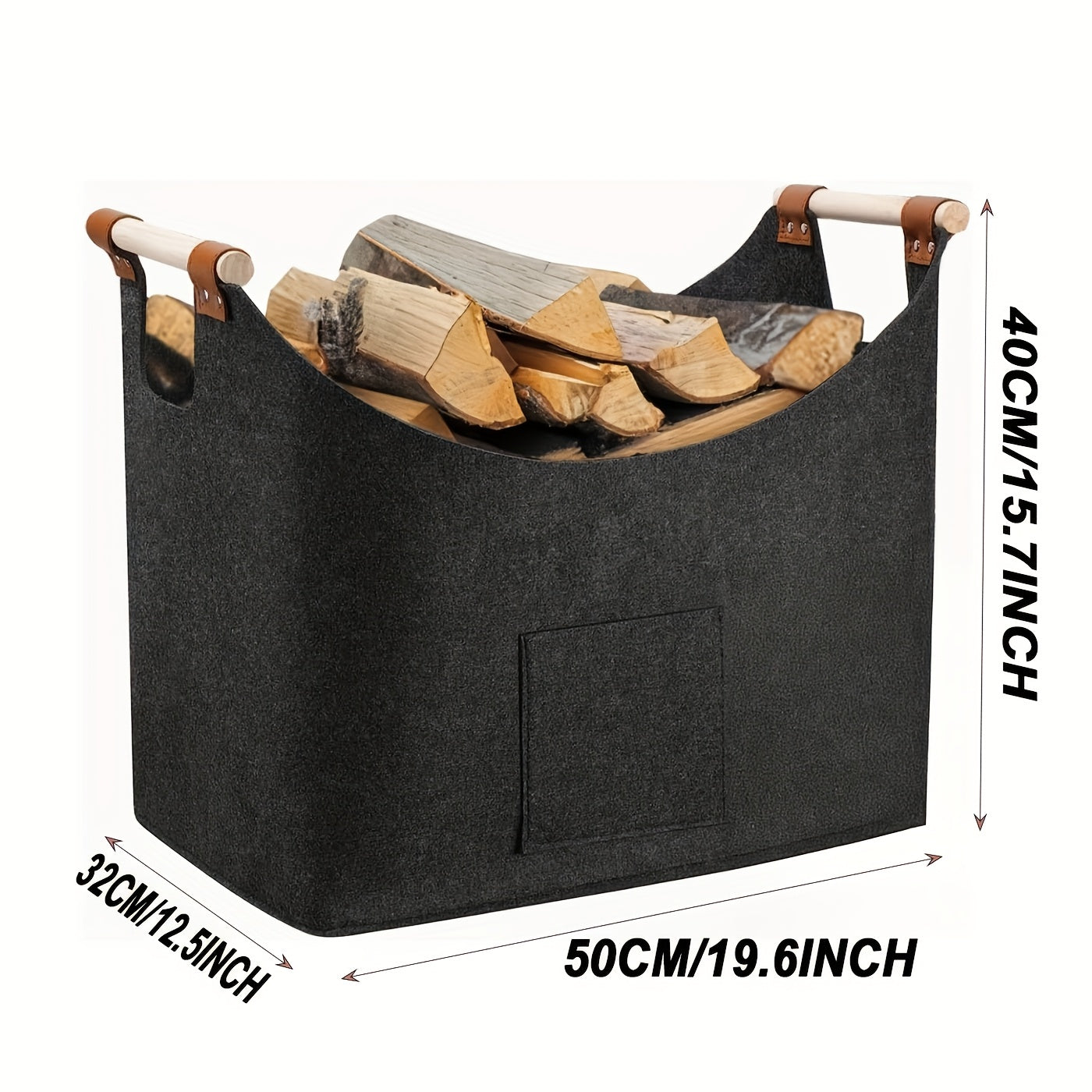 Felt Firewood Basket