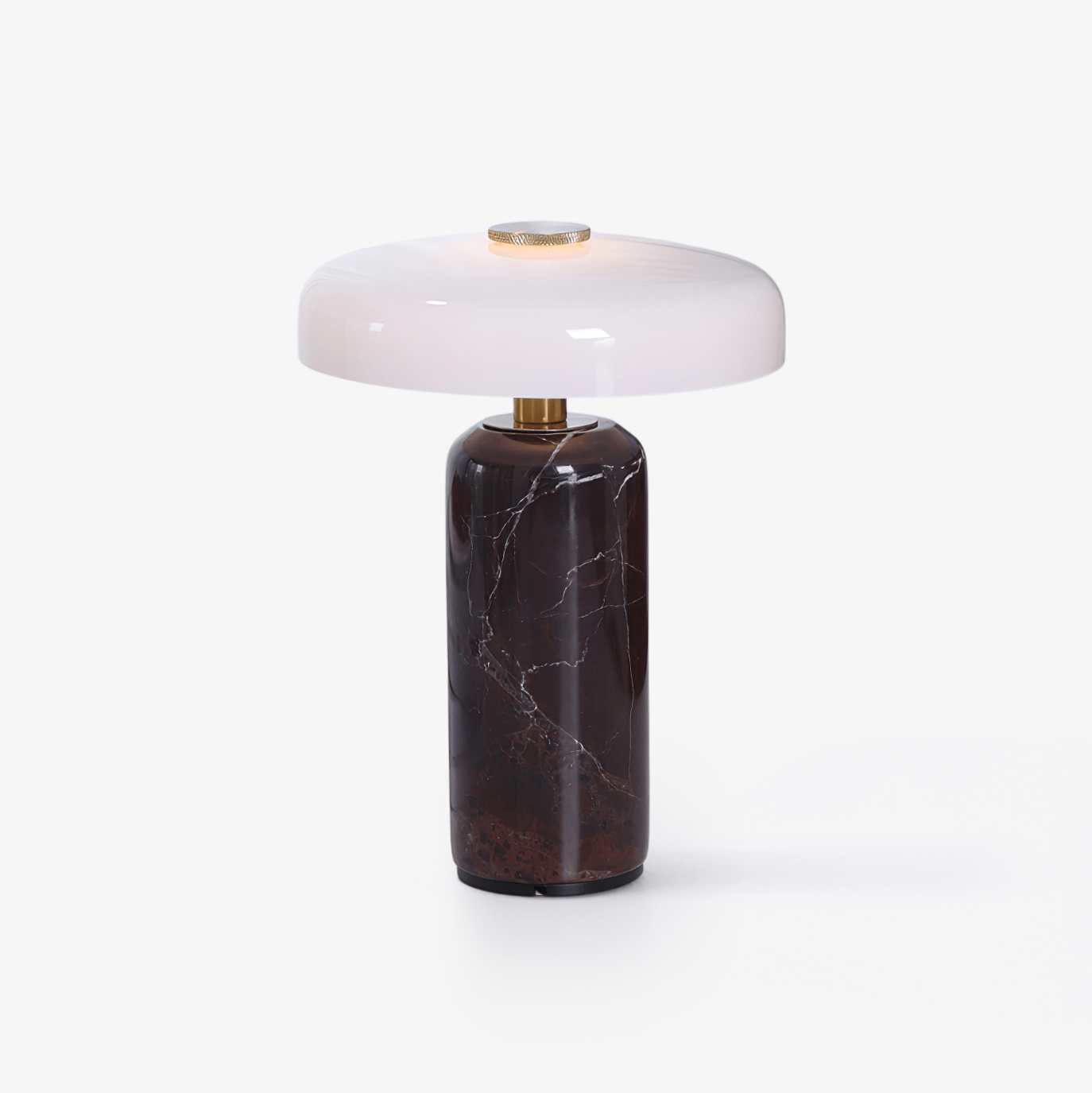 Marble Column Table Lamp