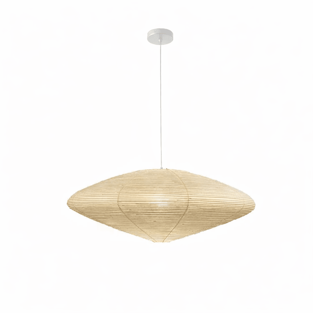 Japanese Paper Saucer Ceiling Light