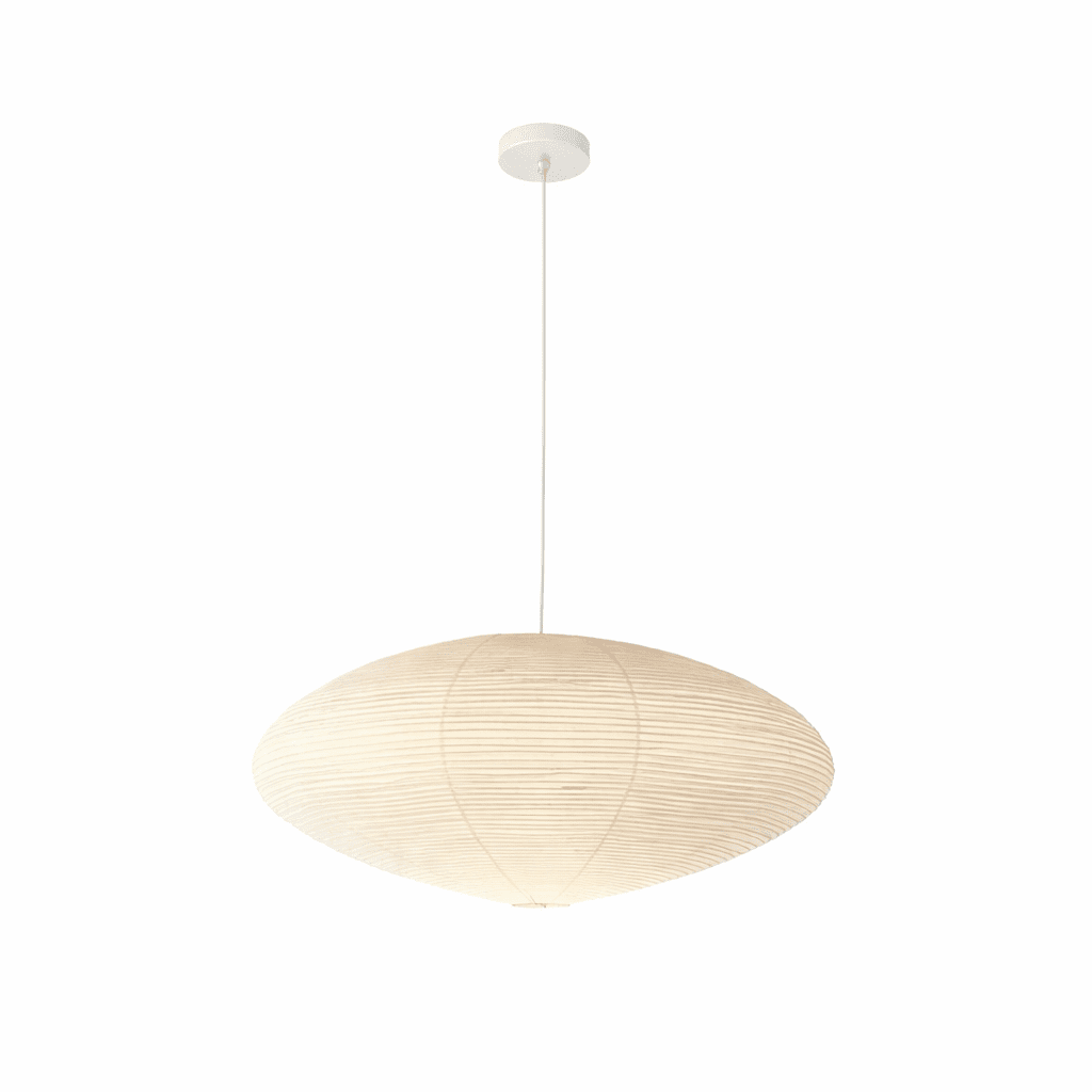 Japanese Paper Saucer Ceiling Light