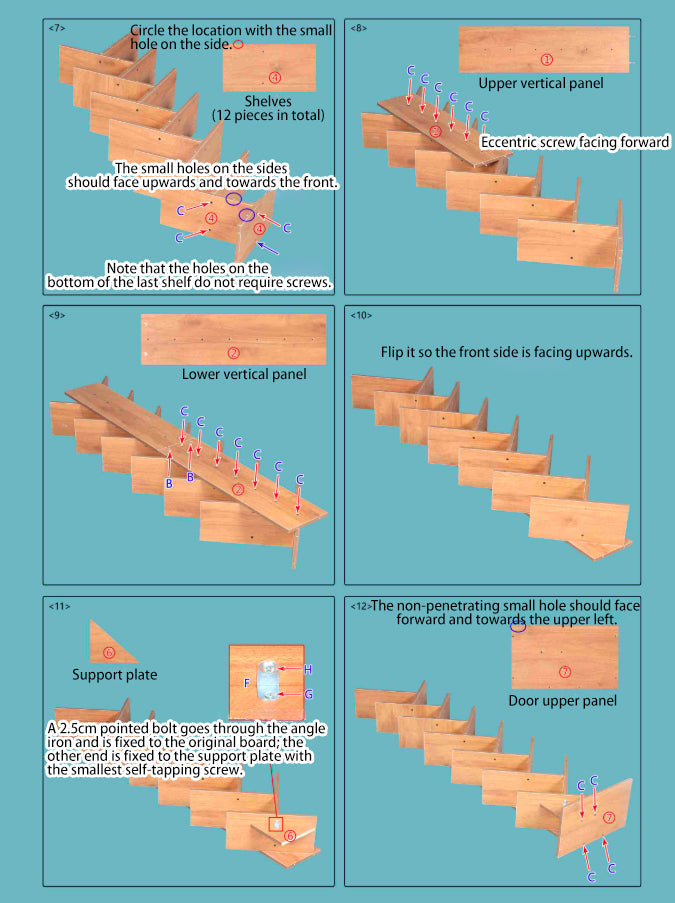 Rectangular Wood Bookshelves