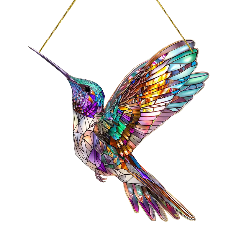 Hummingbird Acrylic Window Suncatcher