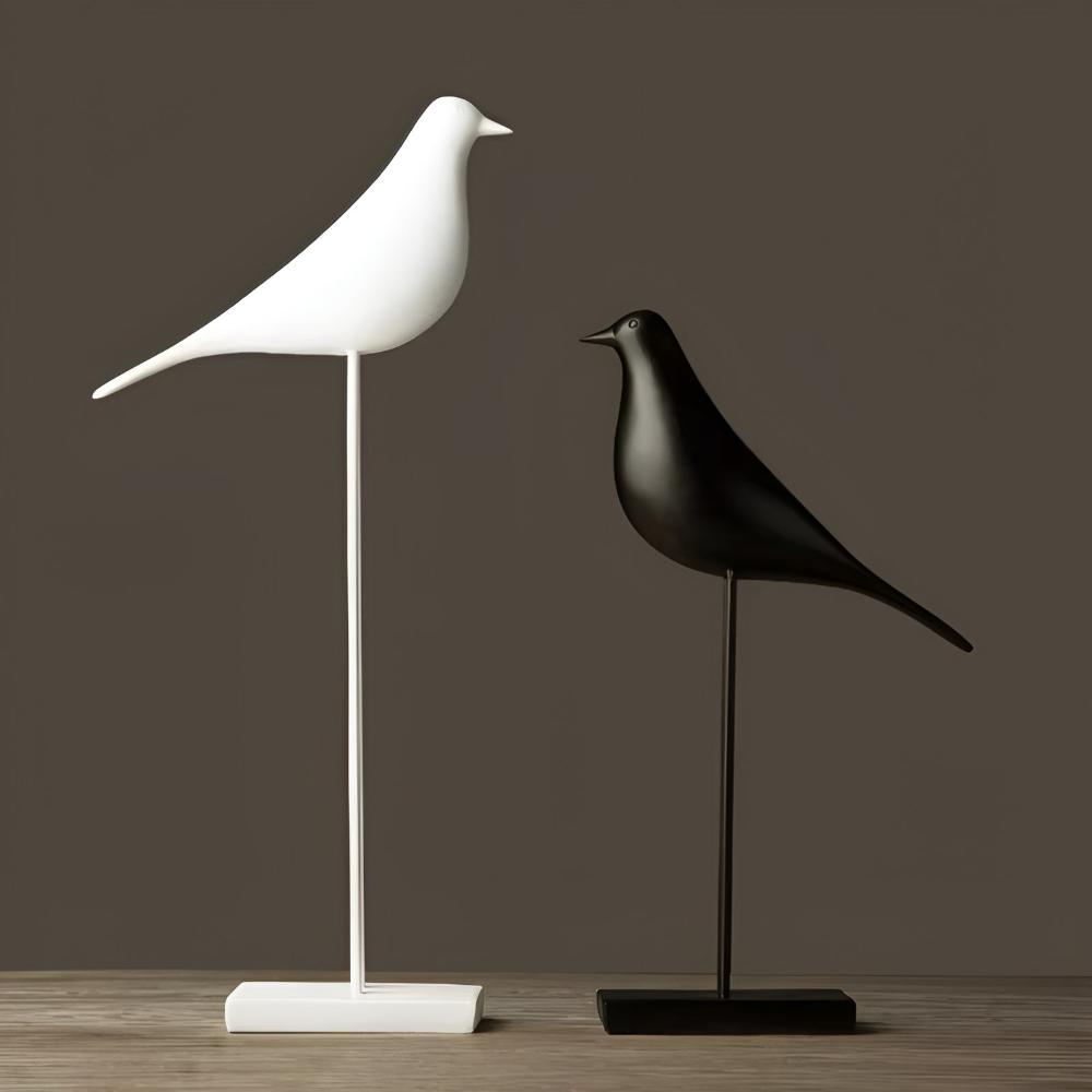 Abstract Bird Shelf Figurines
