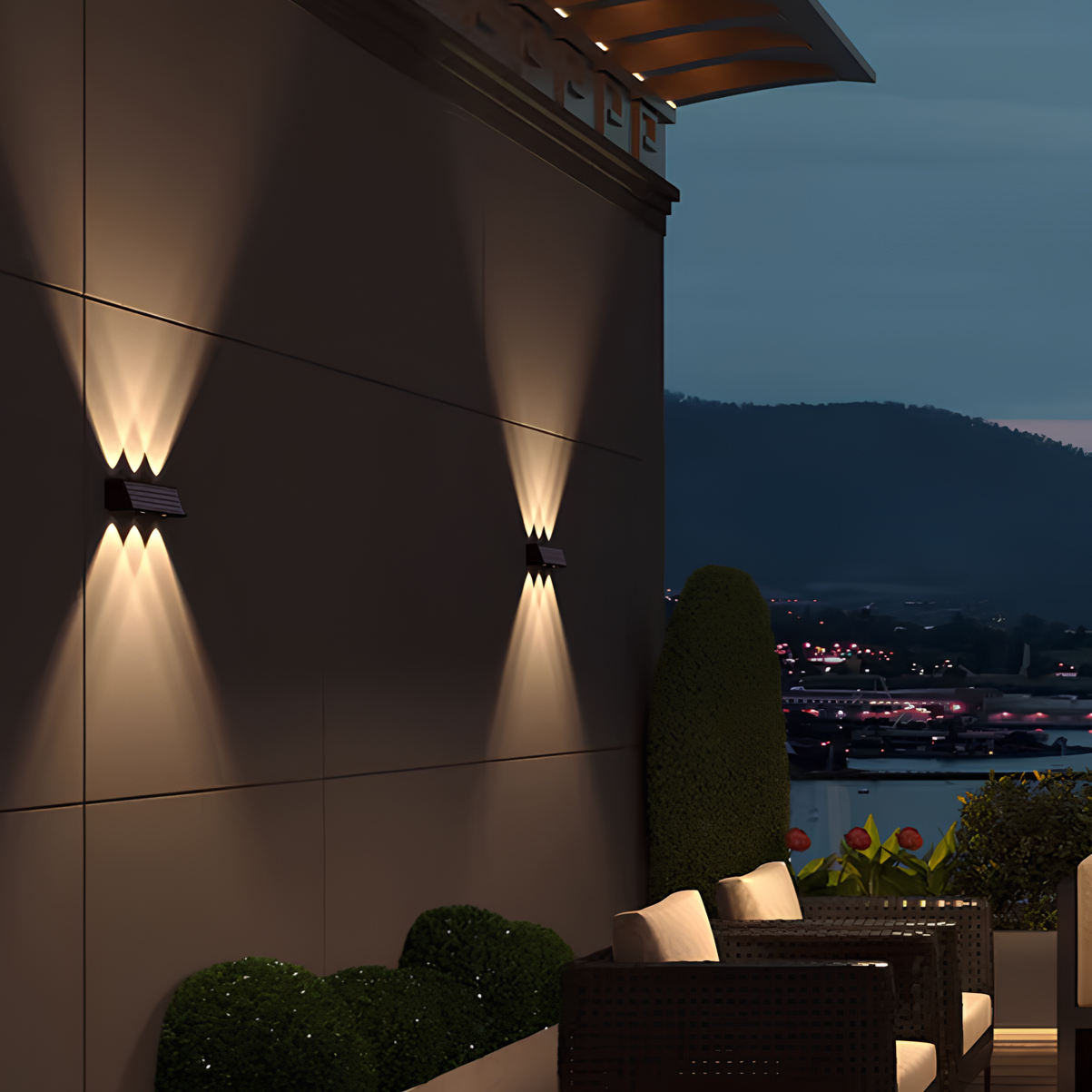 Prism Solar Wall Light
