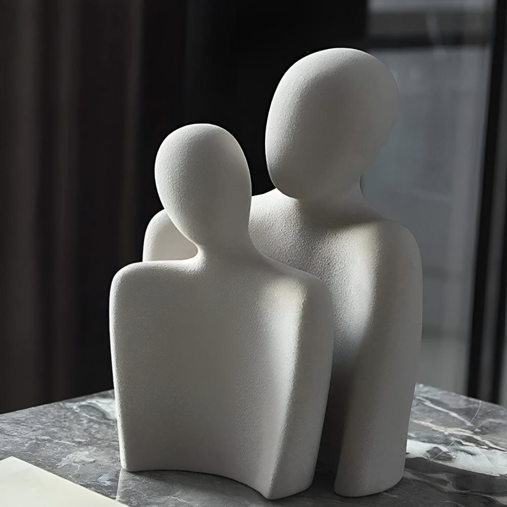 Couple Ceramic Love Figurine