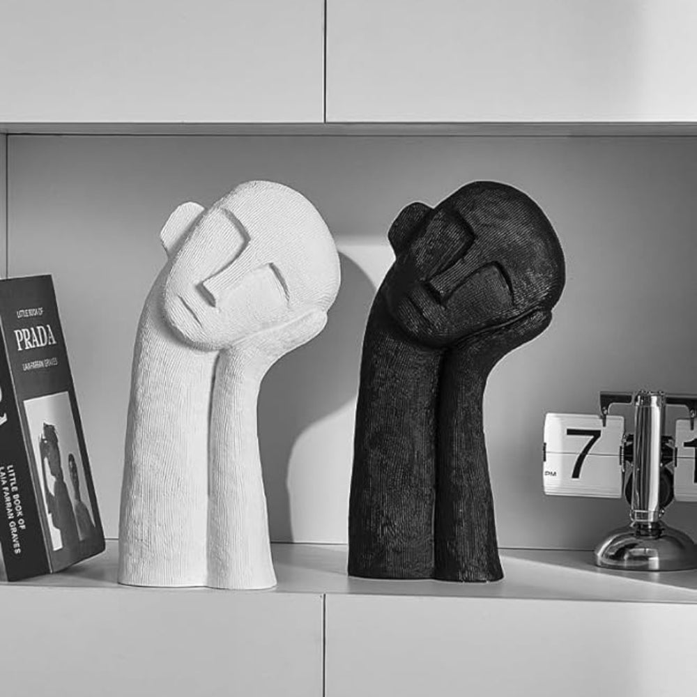 Abstract Resting Figure Sculpture