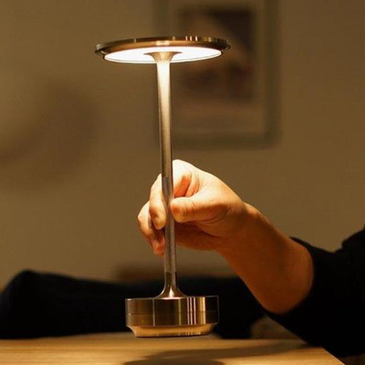 Aluminum Rechargeable Touch Dimmer Table Lamp
