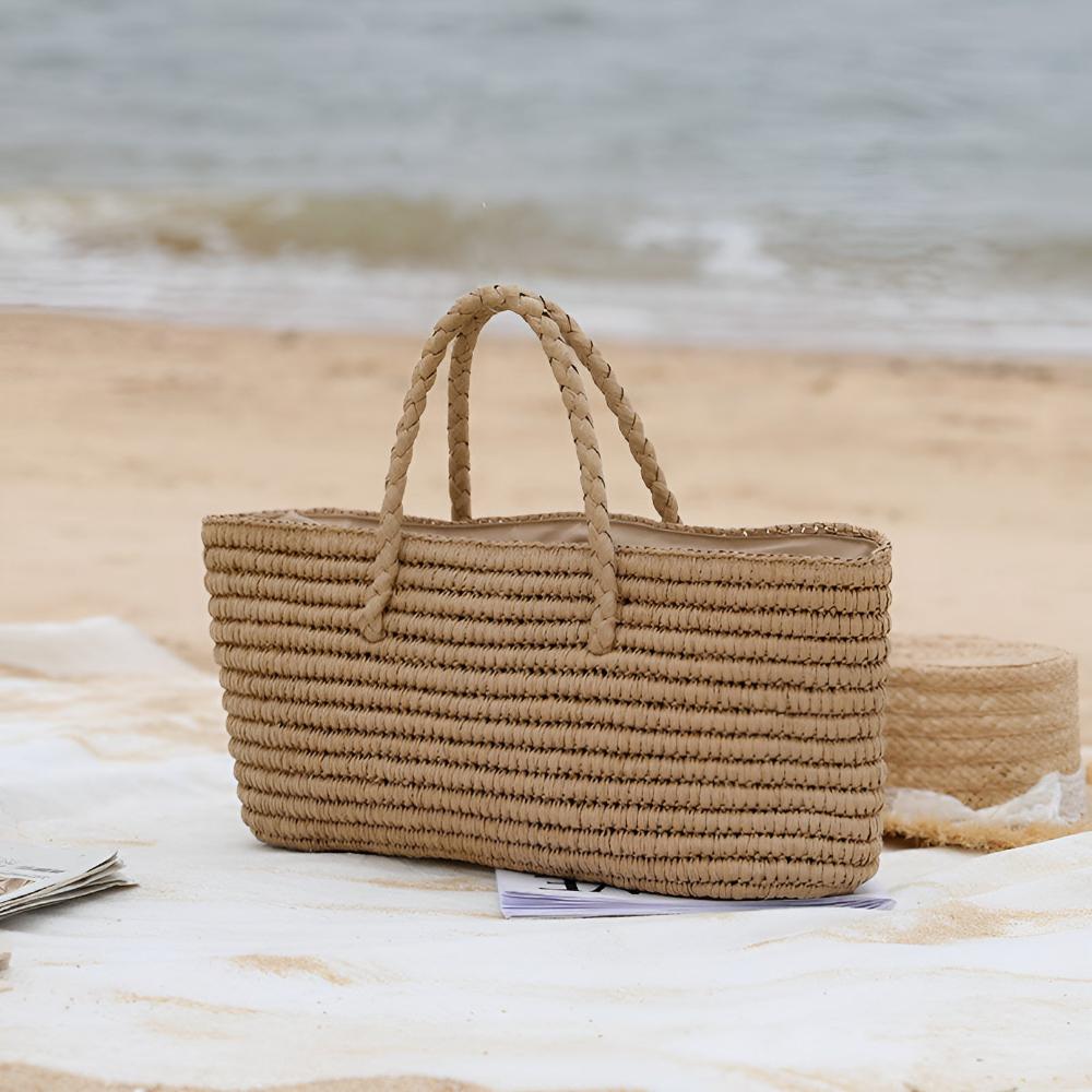 Woven Carry Tote Bag
