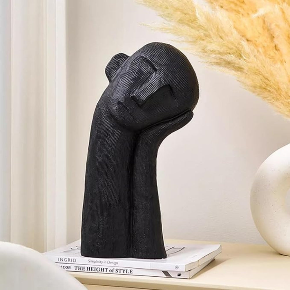 Abstract Resting Figure Sculpture