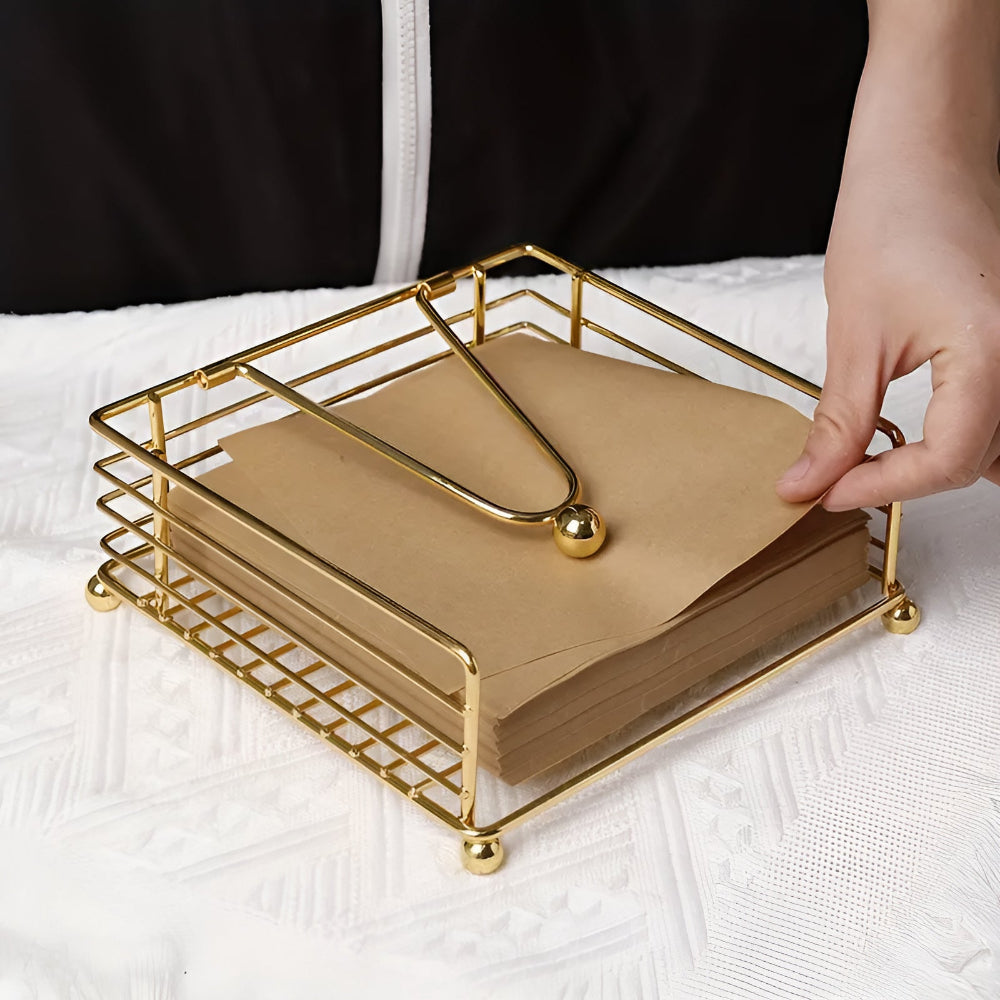 Iron Frame Napkin Holder