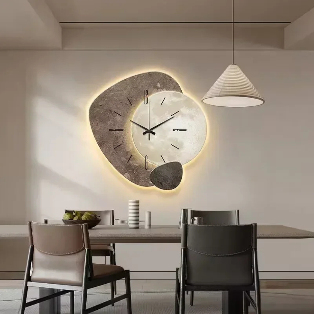 LunaWood LED Wood Wall Clock