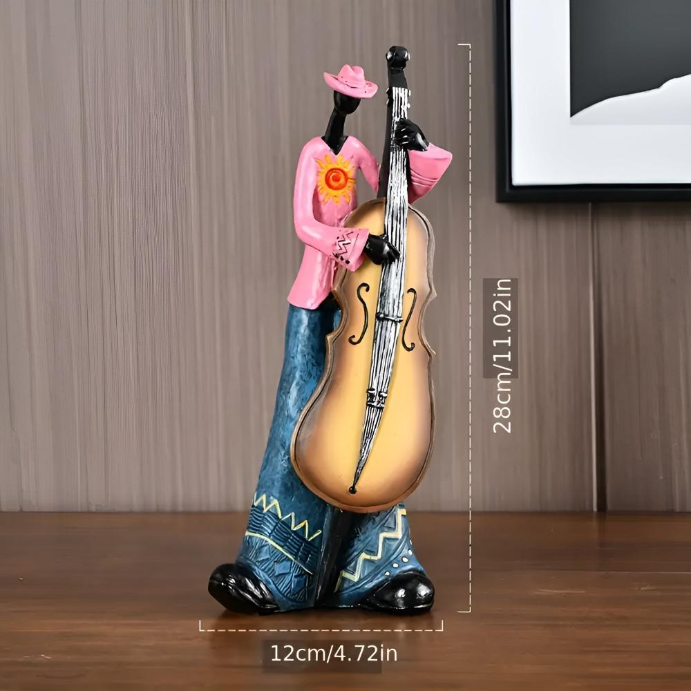 Jazz Band Resin Sculpture Set