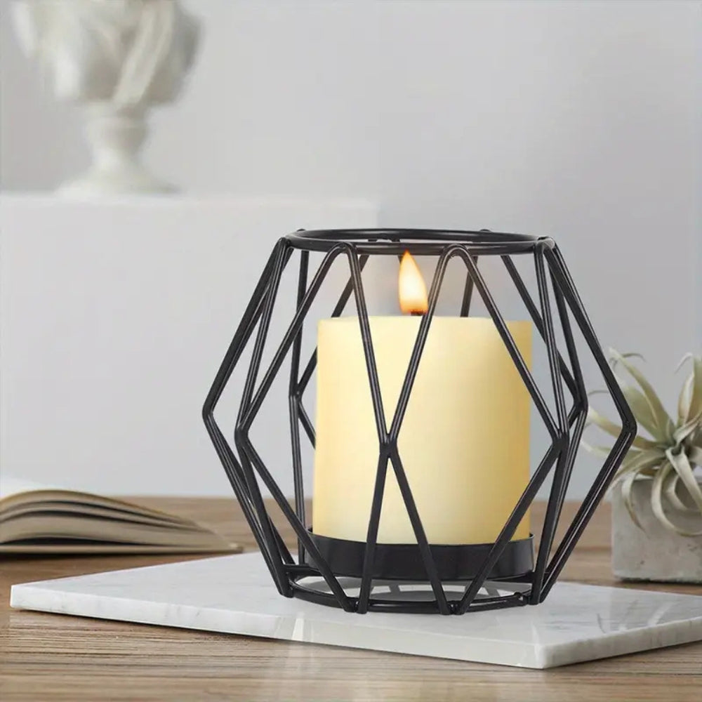 Geometric Frame Candle Holder