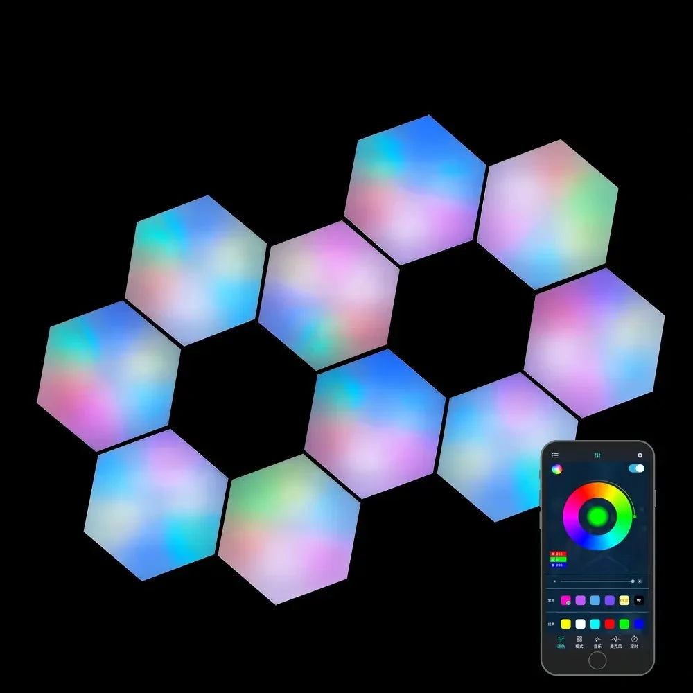 Hexagon Honeycomb Light Panels