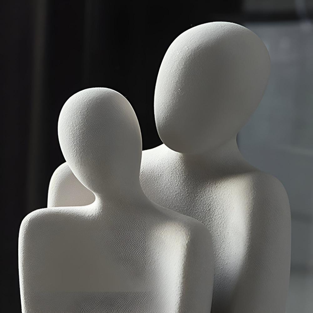 Couple Ceramic Love Figurine