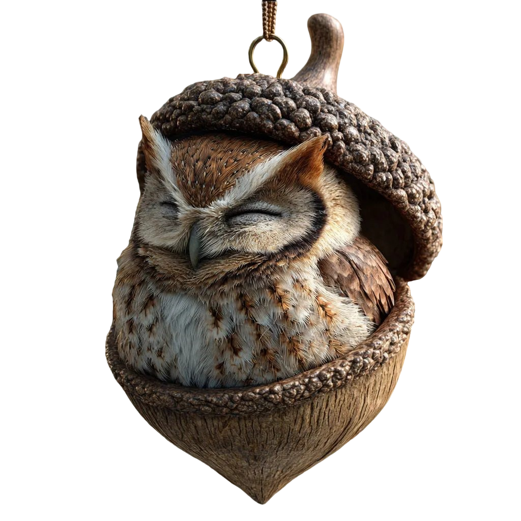 Acorn Autumn Decorative Ornament Set