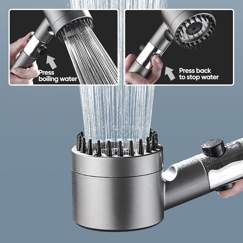 Press & Flow Handheld Shower Head