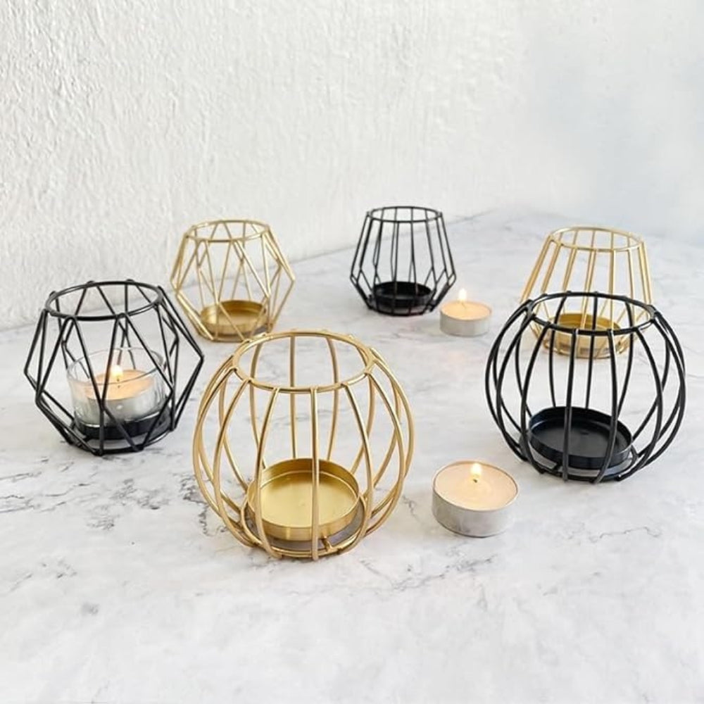 Geometric Frame Candle Holder