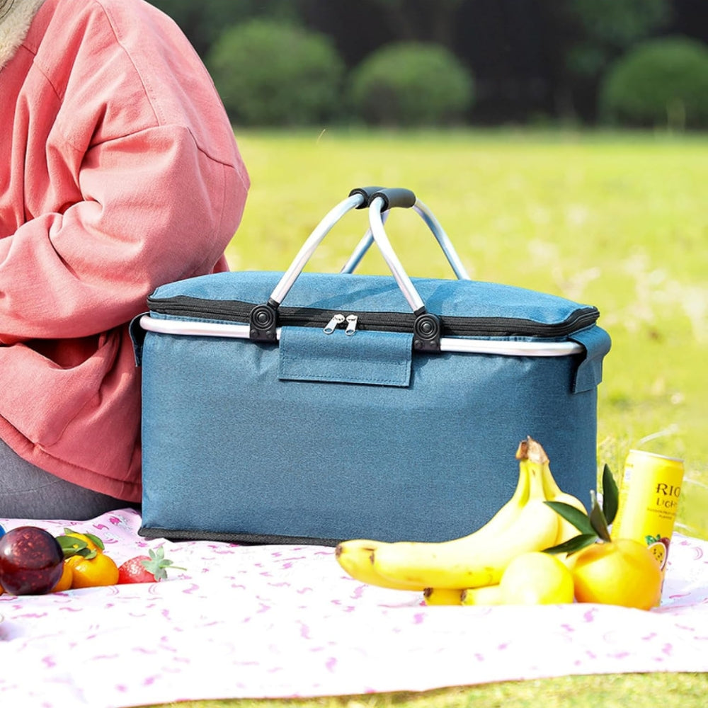 Collapsible Picnic Carry Basket