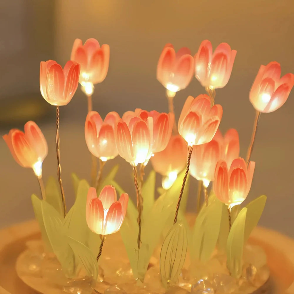Glass Dome Tulip Light