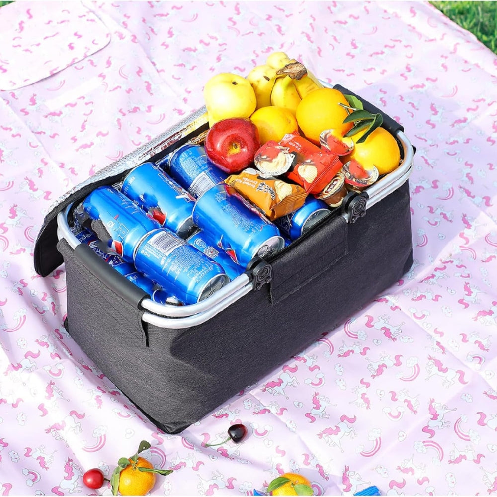 Collapsible Picnic Carry Basket