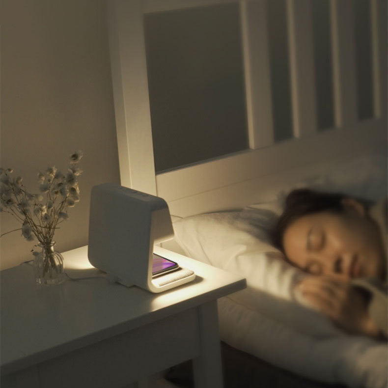 3-in-1 Bedside Lamp Charger Clock