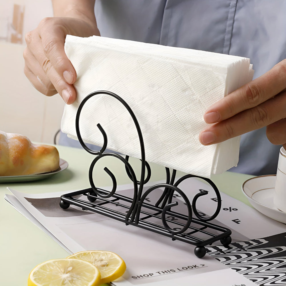 Curved Wire Napkin Stand