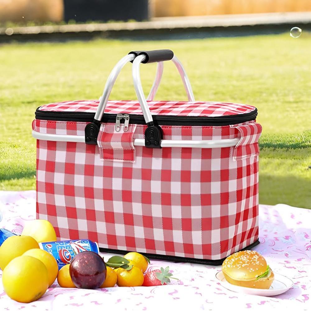 Foldable Picnic Carry Basket