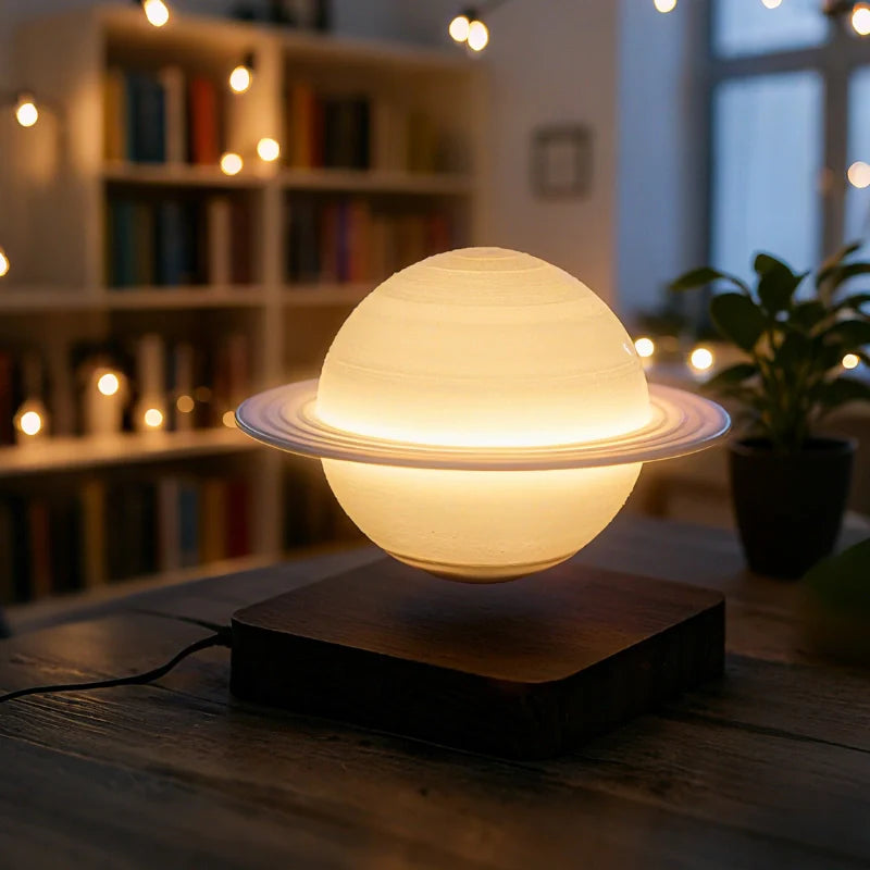 Levitating Planet Table Lamp