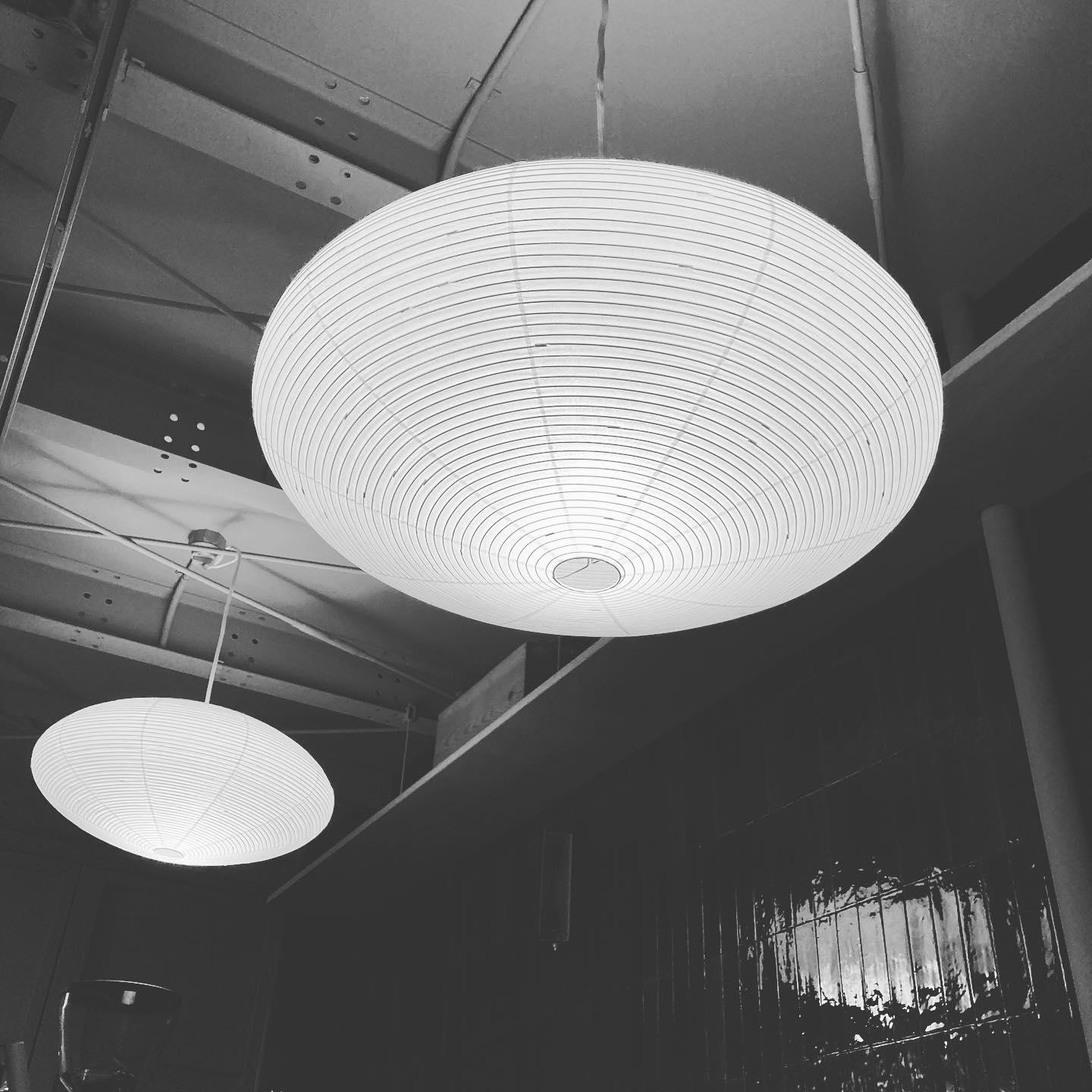 Japanese Paper Saucer Ceiling Light