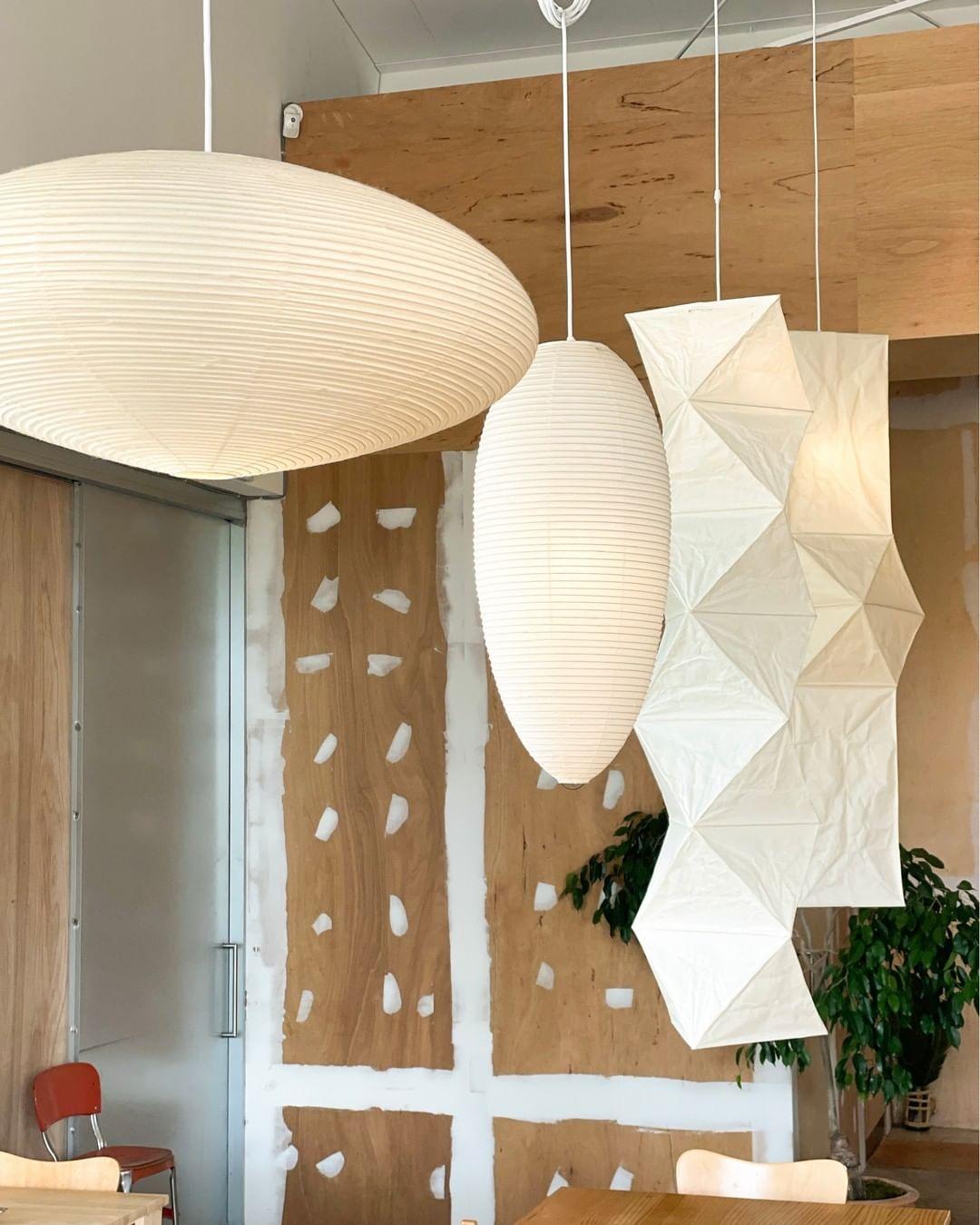 Japanese Paper Saucer Ceiling Light