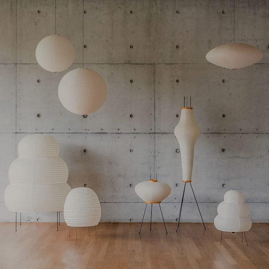 Japanese Paper Saucer Ceiling Light