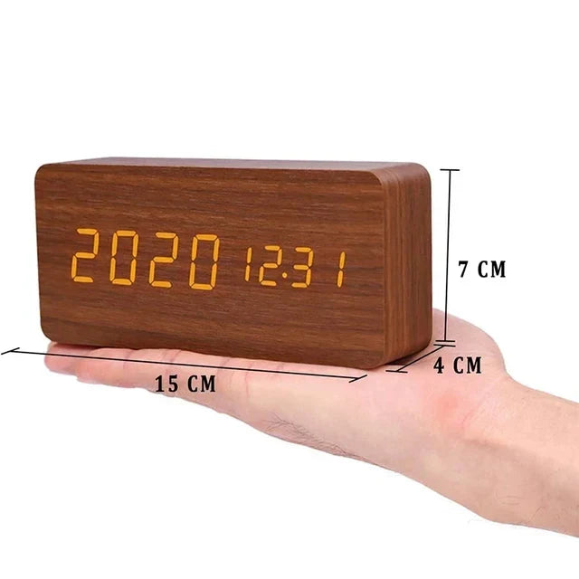 LED Voice Control Alarm Clock
