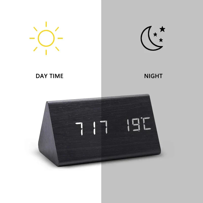 LED Voice Control Alarm Clock