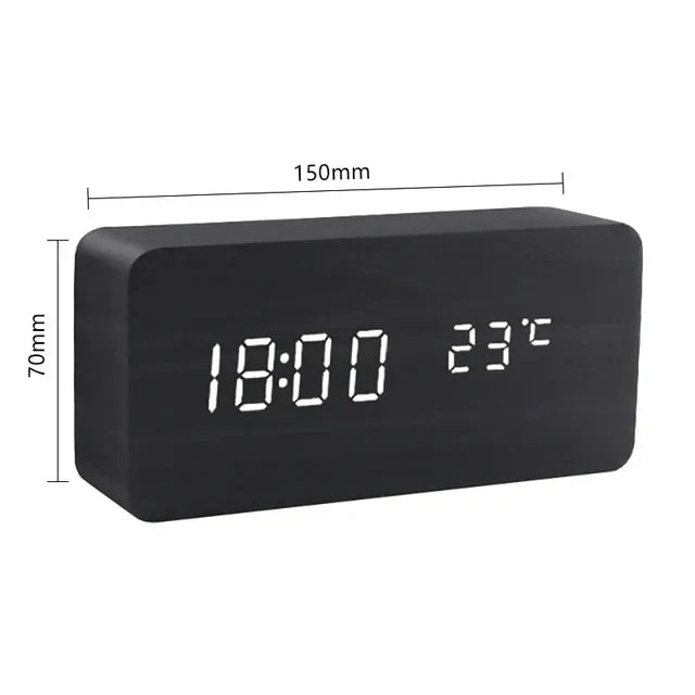 LED Voice Control Alarm Clock