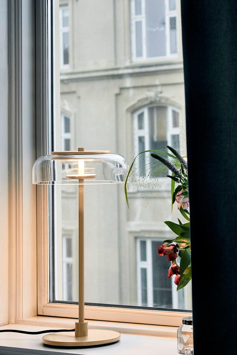 Glass Dome Table Lamp