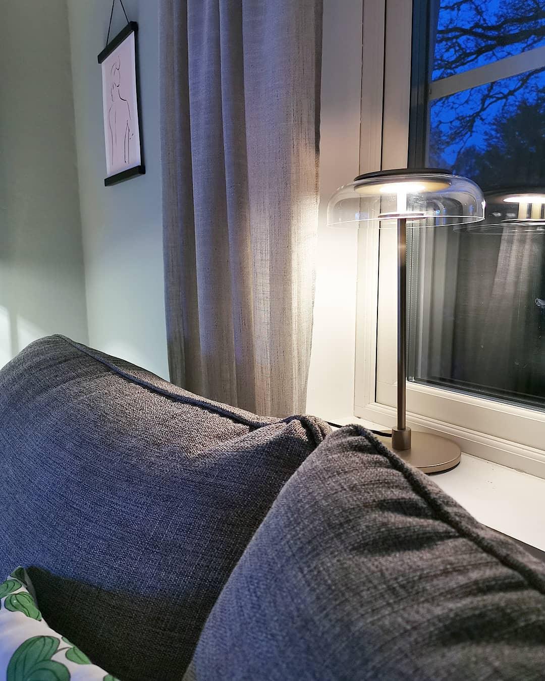 Glass Dome Table Lamp