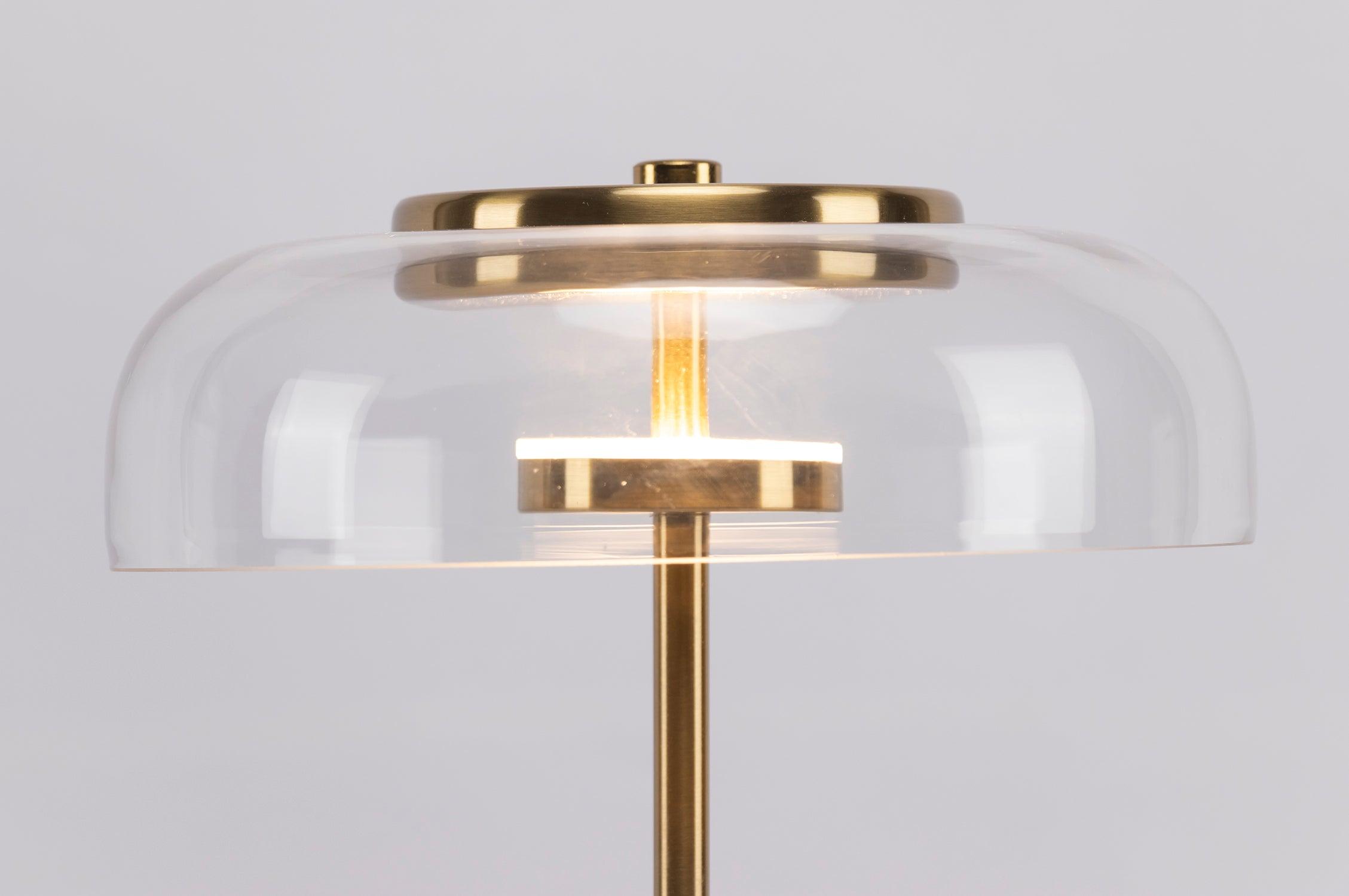 Glass Dome Table Lamp