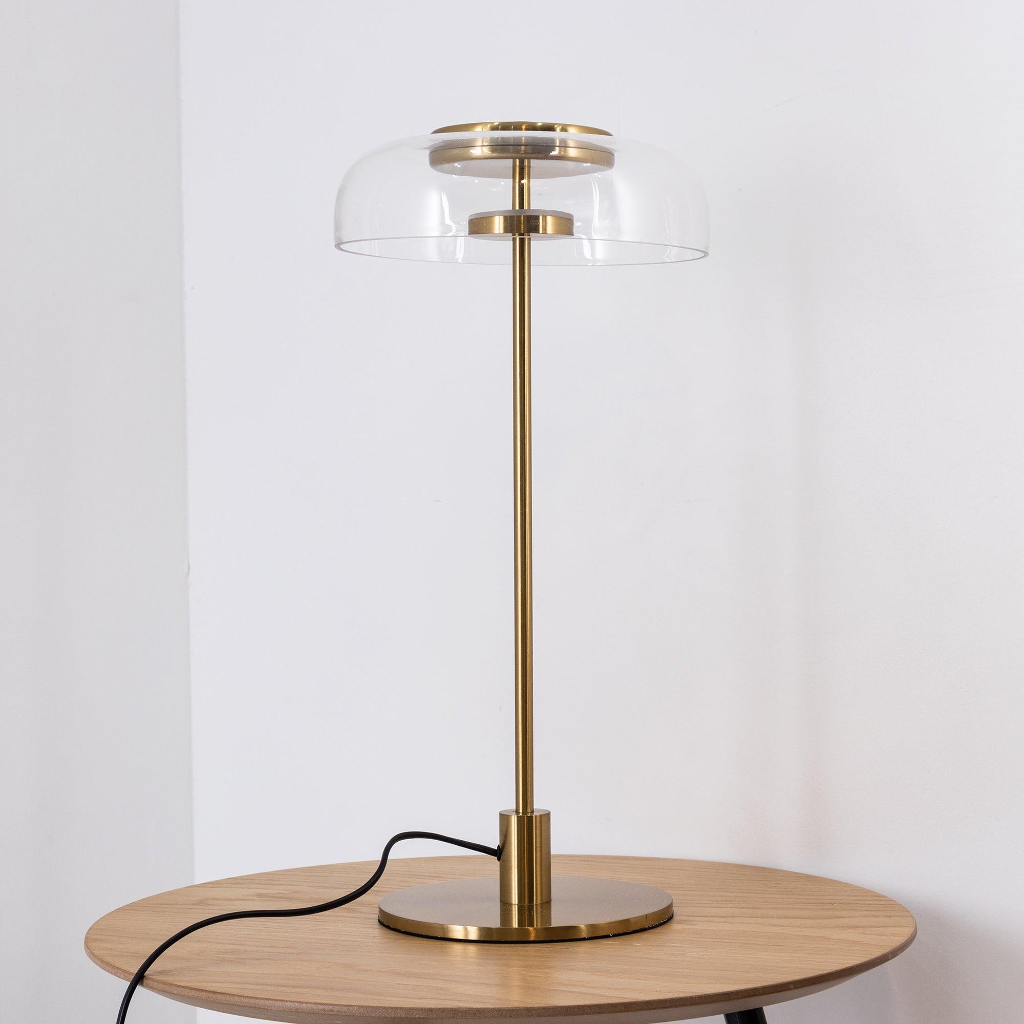 Glass Dome Table Lamp