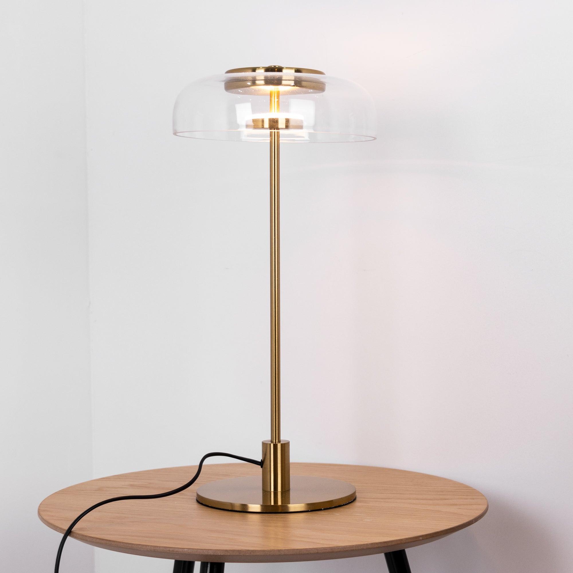 Glass Dome Table Lamp