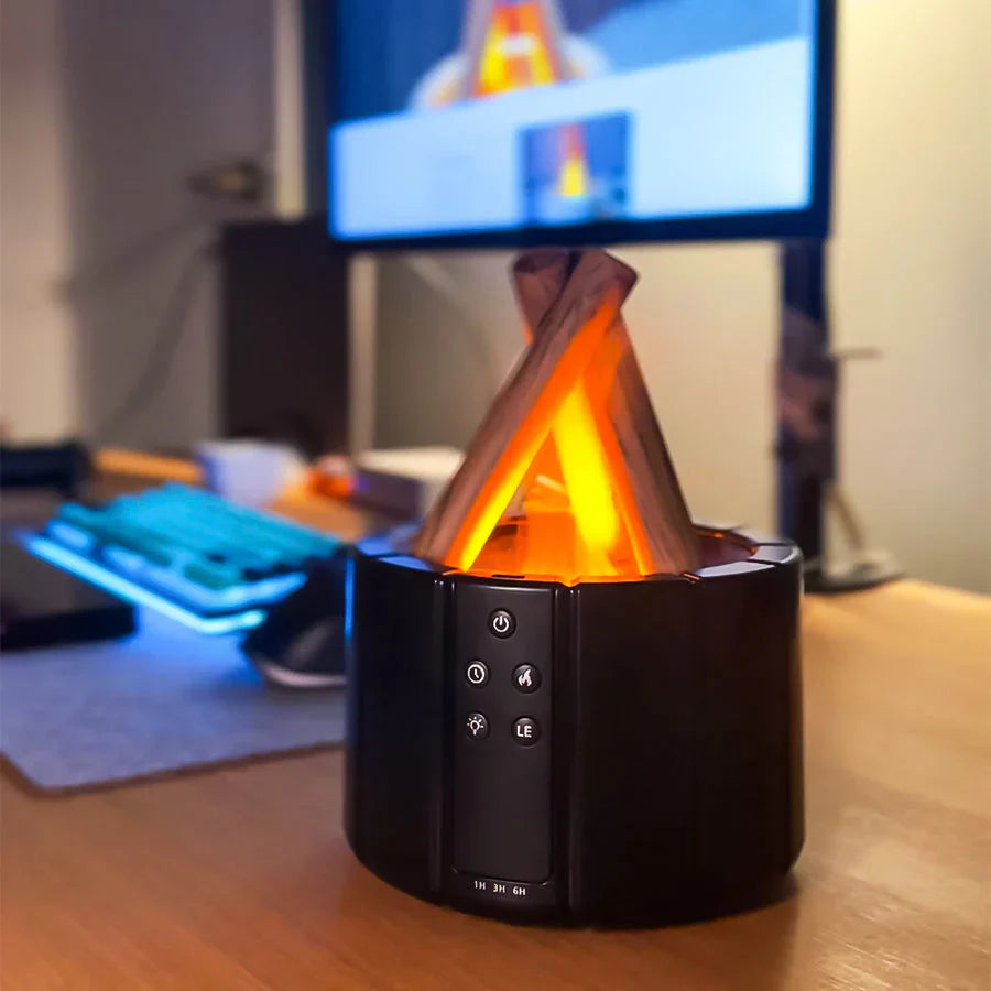 Campfire Humidifier Lamp