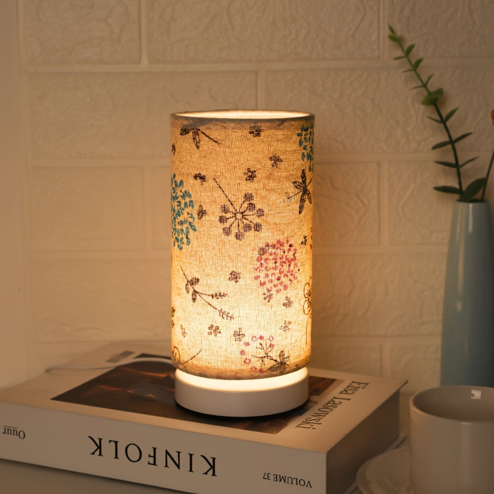 Botanical Print Fabric Table Lamp