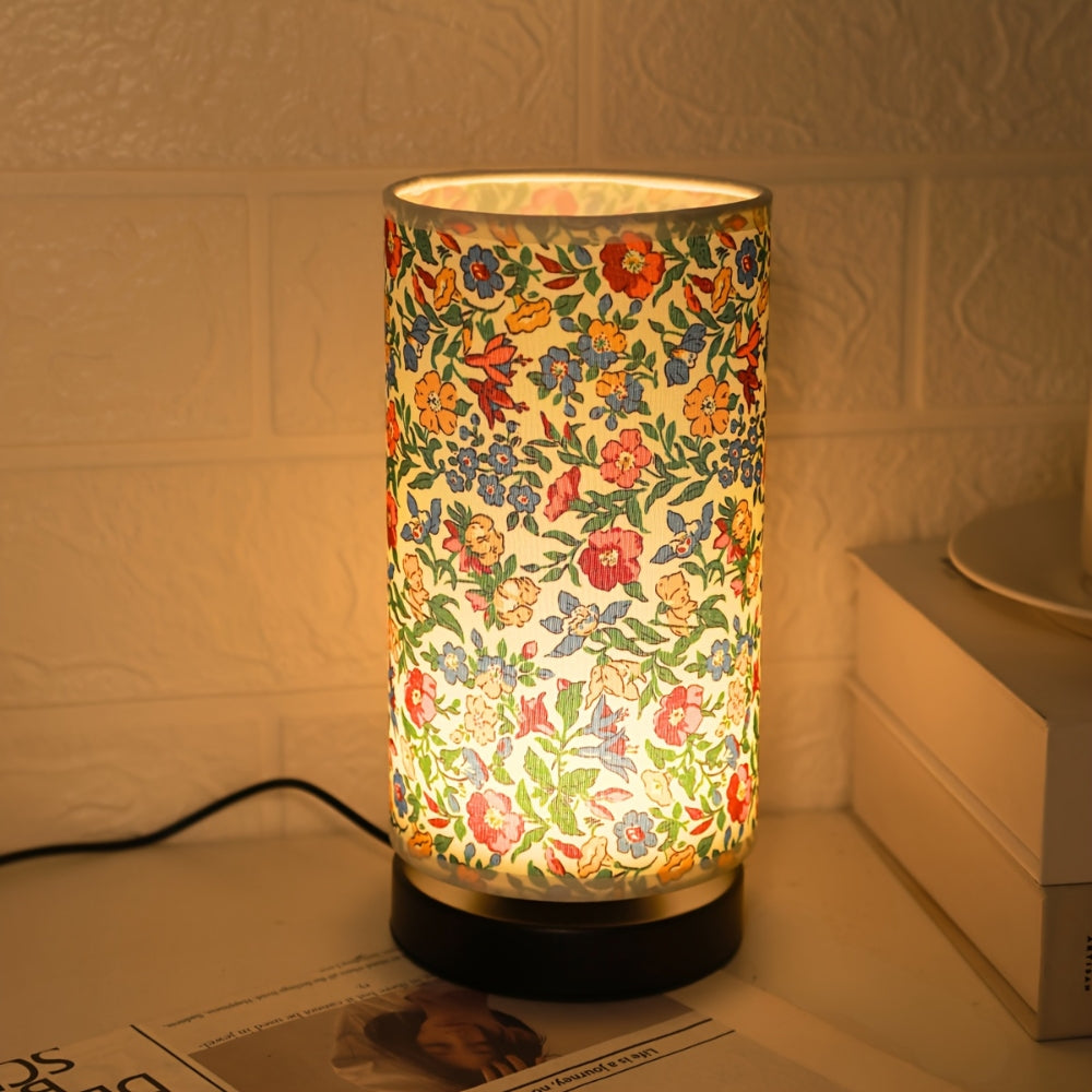 Botanical Print Fabric Table Lamp