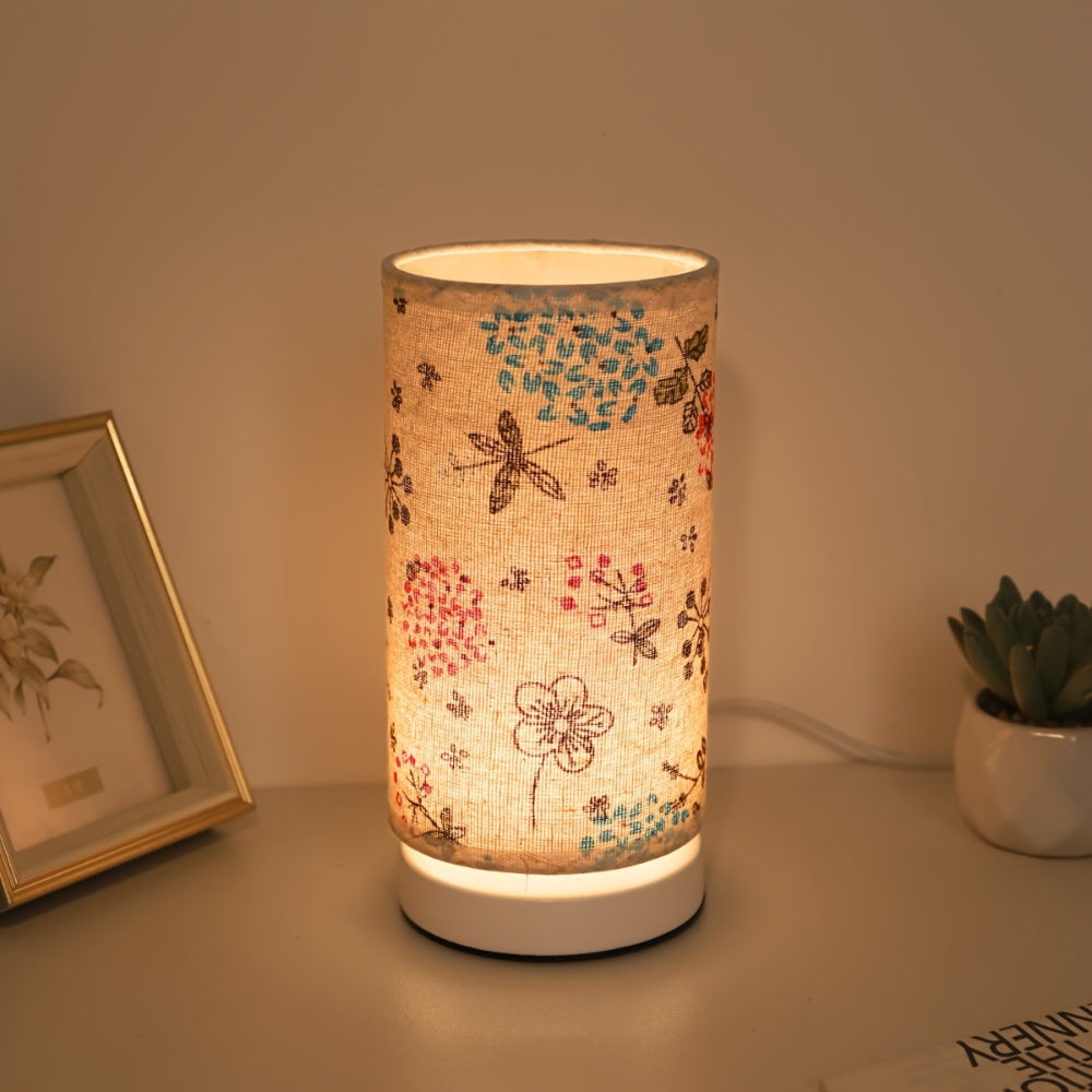 Botanical Print Fabric Table Lamp