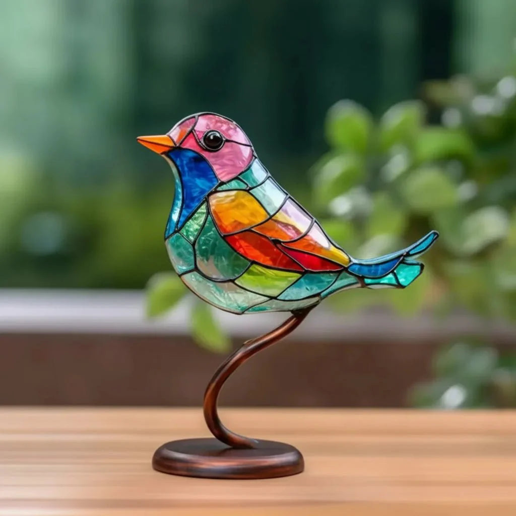 Prism Bird Window Sculpture
