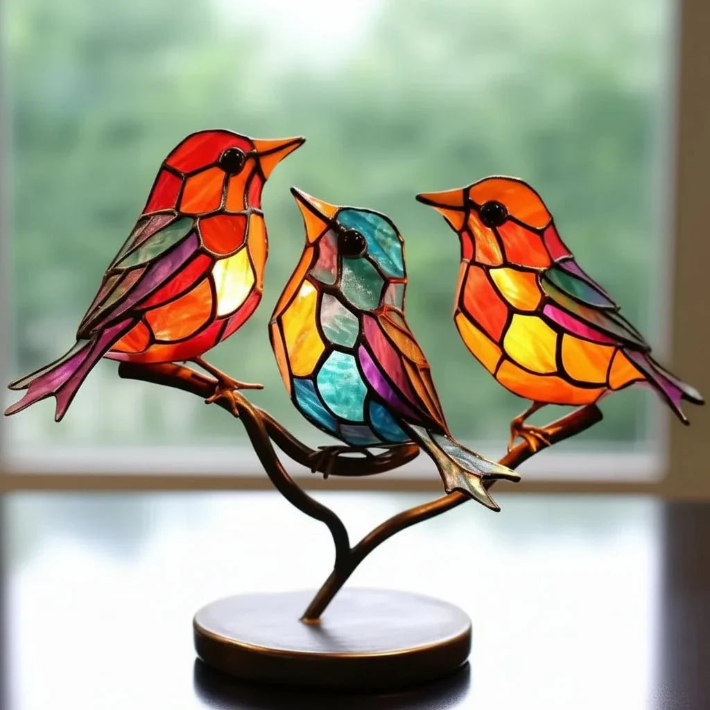 Prism Bird Window Sculpture